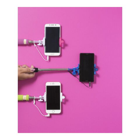 Teleskop-Halter 'Color-Selfie' für Selbstportraits Rosa | ohne Werbeanbringung | Nicht verfügbar | Nicht verfügbar