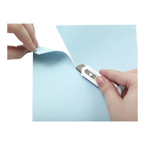 Kleines Cuttermesser &#039;Cut-it&#039; Weiß | ohne Werbeanbringung | Nicht verfügbar | Nicht verfügbar