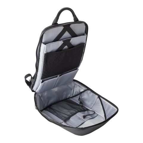 Rucksack &#039;Stylo&#039; aus Kunststoff Schwarz | ohne Werbeanbringung | Nicht verfügbar | Nicht verfügbar