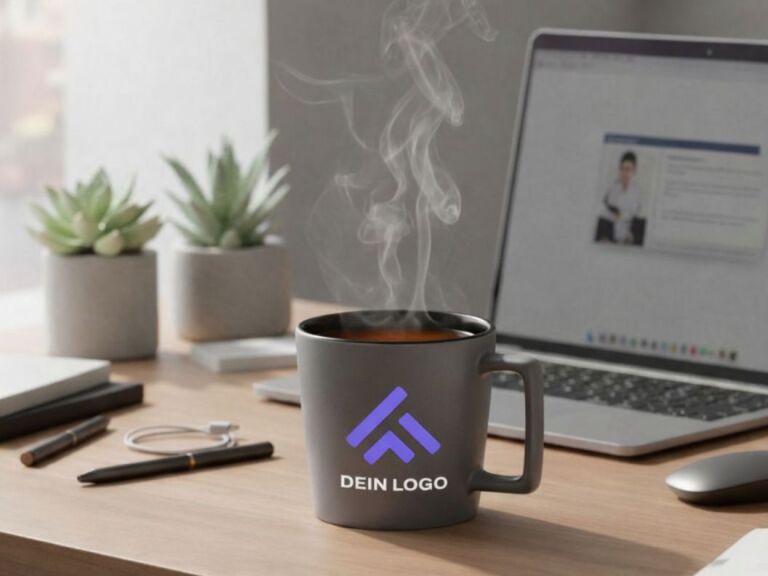 Tassen &amp; Becher mit Logo bedrucken