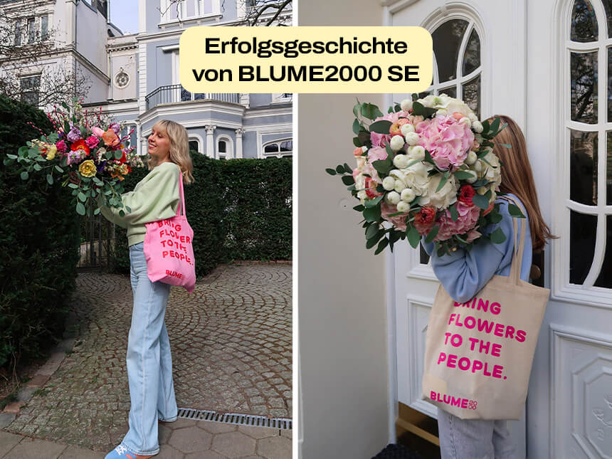 Farbenfrohe Werbeartikel fr BLUME2000 | allbranded