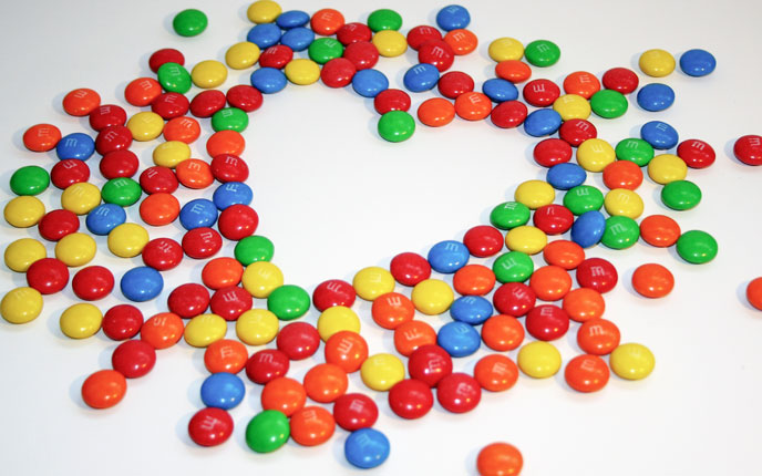 m&amp;m mit Logo oder Bild bedrucken allbranded