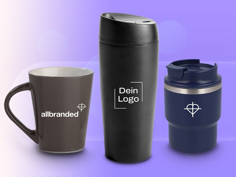 Tassen & Becher mit Logo bedrucken